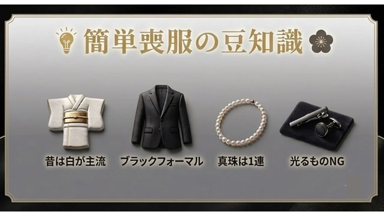 喪服とブラックスーツの生地の違い
